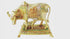 Brass Cow With Calf Statue 2.98kg